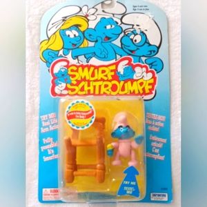 Baby Smurf  posable figure.
